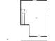 This is a floor plan of the attic showing the layout and access via the stairs at 7131 Ridge Rd, Hiram, GA 30141