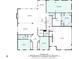 Detailed floor plan showcasing the layout of the home's first level, highlighting room dimensions and spatial relationships at 7131 Ridge Rd, Hiram, GA 30141
