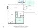 Basement floor plan with dimensions, recreation room, utility and kitchen offer a spacious layout at 7131 Ridge Rd, Hiram, GA 30141