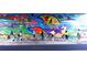 A large, colorful mural stretches across the wall while a group of bikers gather at 797 Ashland Ne Ave, Atlanta, GA 30307