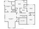 Second floor plan featuring bedrooms, bathrooms, and laundry area at 290 Bluff Oak Dr, Roswell, GA 30076