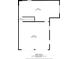 Basement floor plan outlining the garage and recreation area at 308 Golden Ct, Canton, GA 30114