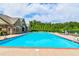 Enjoy the community pool and lounge area, perfect for relaxation and socializing at 5121 Hope Sw Ct, Lilburn, GA 30047