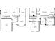 Detailed floor plan showcasing the layout of the home's first and second floors at 773 Minor Oaks Nw Run, Lilburn, GA 30047