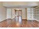 Welcoming living room with hardwood floors, an open layout, and natural light creates an inviting space at 12060 Carriage Park Ln, Duluth, GA 30097