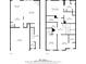Floor plans of both floors, with labeled rooms and measurements for layout and space visualization at 218 Ellis Ln, Woodstock, GA 30189
