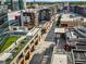 Aerial view showcases Battery Atlanta with buildings, shops, restaurants, and green spaces at 408 Coleraine Se, Smyrna, GA 30080