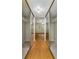 This closet reveals a view through to a bedroom with a ceiling fan and plenty of light at 408 Coleraine Se, Smyrna, GA 30080