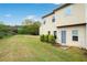 Expansive backyard with lush green grass and minimal landscaping at 2528 Morgan Chase Dr, Buford, GA 30519