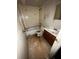Interior shot of the bathroom showing the sink, toilet, and shower at 5568 Bradley Cir, Lithonia, GA 30038
