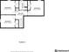 Third floor layout featuring three bedrooms, a bathroom, closets, and a hallway at 179 Oakville Dr, Dallas, GA 30157