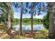 Enjoy the serene lake view with lush green trees, great for nature lovers at 2435 Northlake Ct, Atlanta, GA 30345