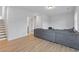 The living room features modern design and the stairs to the second floor at 2808 Maddison Towns Ave, Norcross, GA 30071