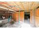 Unfinished basement with brick foundation and visible utilities at 3175 Dogwood Dr, Atlanta, GA 30354
