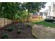 A view of the backyard, featuring a wooden fence and room to roam at 4046 Creekview Ridge Dr, Buford, GA 30518