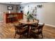 Inviting living space with a bar, dining table, and cozy atmosphere at 4046 Creekview Ridge Dr, Buford, GA 30518