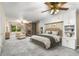 This main bedroom offers a fireplace and custom built-ins, creating a serene retreat at 965 Heards Ferry Rd, Sandy Springs, GA 30328