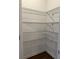 A walk-in pantry with metal shelving for organized storage at 1001 Limburg Dr, Hampton, GA 30228