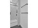 A shower-tub exhibits geometric tiles, enhanced by sleek black fixtures at 208 Wade Creek Rd, Alpharetta, GA 30009