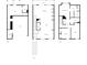 Floor plans for the first, second, and third floor of the home at 208 Wade Creek Rd, Alpharetta, GA 30009