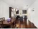 Modern kitchen featuring stainless steel appliances and dark wood cabinets at 2517 Hedgeway Cir, Kennesaw, GA 30144