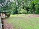 Lush green backyard with mature trees and plenty of space for outdoor activities at 364 Stafford Sw St, Marietta, GA 30064