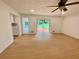 Open living room with sliding glass doors and modern floors at 364 Stafford Sw St, Marietta, GA 30064