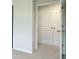 Bright hallway featuring white doors and neutral carpeting, enhancing the home's modern feel at 2804 Georgia Aster Way Nw, Atlanta, GA 30318