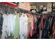 Well-organized walk-in closet with ample hanging space and shelves for storage at 710 Oxford Crest Ct, Lawrenceville, GA 30043