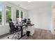 Bright office space with hardwood floors, natural light, and modern decor at 1251 Chelsea Nw Cir, Atlanta, GA 30318