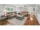 Well-lit living room with a comfortable seating arrangement and stylish decor at 27 Ansley Nw Way, Cartersville, GA 30121