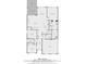 First floor plan highlighting living room, kitchen, Primary bedroom, and garage at 7070 Concord Mountain Trl, Cumming, GA 30028