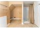 This bathroom offers a tiled floor, a tiled shower, and unfinished walls at 2510 Brentwood Ct, Decatur, GA 30032