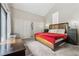Spacious bedroom with vaulted ceilings, plush carpet, and double door closets at 4117 Signal Sw Rdg, Lilburn, GA 30047