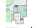 Upstairs floor plan displaying bedrooms, laundry, hall, WIC, Primary bath, and a full bath layout at 543 Walnut Way, Palmetto, GA 30268