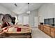 Bedroom featuring carpet flooring, a large bed, and dresser at 1627 Amhearst Walk Rd, Lawrenceville, GA 30043