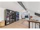 Finished attic with hardwood floors, custom closet system and a seating area at 6305 River Chase Cir, Atlanta, GA 30328