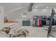 Spacious closet features custom racks, shelves, and clothing, ideal for organization at 6305 River Chase Cir, Atlanta, GA 30328