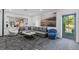 Cozy living room with gray sectional sofa, two chairs, and modern decor at 6305 River Chase Cir, Atlanta, GA 30328