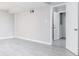 Finished basement with neutral paint, recessed lighting, and a closet at 3066 Malvern Dr, Snellville, GA 30039