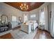 Main bedroom with wood-paneled ceilings, neutral walls, natural light, and space for relaxation and rest at 4527 Dallas St, Acworth, GA 30101
