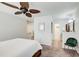 Spacious bedroom leads to an ensuite bathroom and linen storage area at 3999 Bayside Cir, Doraville, GA 30340