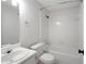Bathroom with shower-tub combo, and standard vanity at 4009 Riverstone Dr, Suwanee, GA 30024