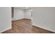 Large bonus room with stairs, new flooring, and a storage closet at 6991 Flagstone Dr, Austell, GA 30168