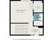 Floorplan of primary bedroom, closet, bath and foyer at 587 Virginia Ne Ave # 609, Atlanta, GA 30306