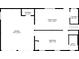 Floorplan for the basement featuring a Gathering room, bedroom, storage, garage, and laundry room at 6628 Londonderry Dr, Morrow, GA 30260