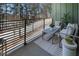 Cozy outdoor deck with comfortable seating and views of the surrounding landscape at 1408 Cozy Court # 303, Atlanta, GA 30315