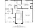 Second-floor floor plan showing bedrooms, bathrooms and a walk-in closet at 4780 Agate Dr, Johns Creek, GA 30022