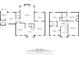 Layout of first and second floor plans including measurements of each room at 4780 Agate Dr, Johns Creek, GA 30022