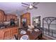 Open-concept dining area, perfect for entertaining, adjacent to the kitchen and living spaces at 8321 Banks Mill Rd, Douglasville, GA 30135